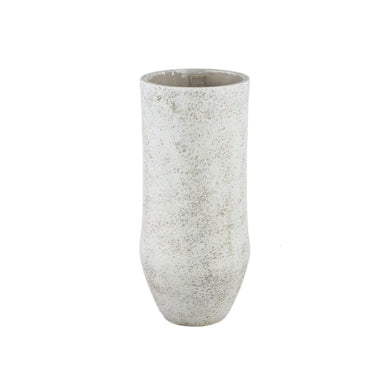 Zementtopf - Dorin White 20.0 x 20.0 x 45.0 cm von PTMD - Esszett Luxury | Stilvolles Wohnen mit Charakter