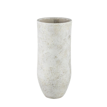 Zementtopf - Dorin White 22.0 x 22.0 x 50.0 cm von PTMD - Esszett Luxury | Stilvolles Wohnen mit Charakter