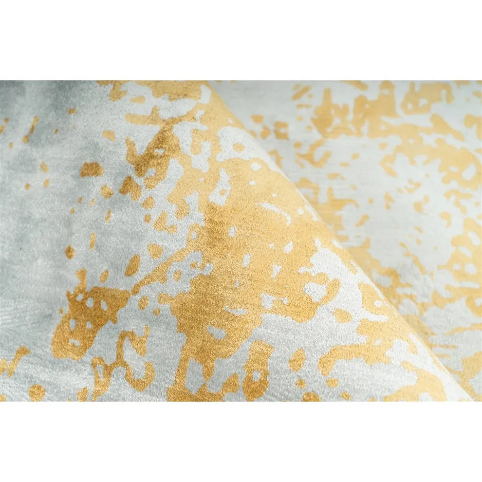 Teppich – Vintage Design, Flachflor Struktur, Hochwertige Viskose, 150 cm - Dolce Vita 325 | Kayoom