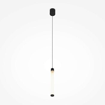Pendelleuchte Schwarzes Aluminiumgehäuse mit weißem Acryl - Diffusor und integrierter LED – Arc | Maytoni - Esszett Luxury | Stilvolles Wohnen mit Charakter