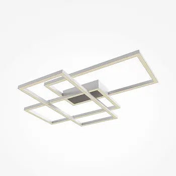 Deckenleuchte – Weißes Aluminium, 78 W Leistung, IP20 Schutzart, 78 cm Breite - Rida | Maytoni
