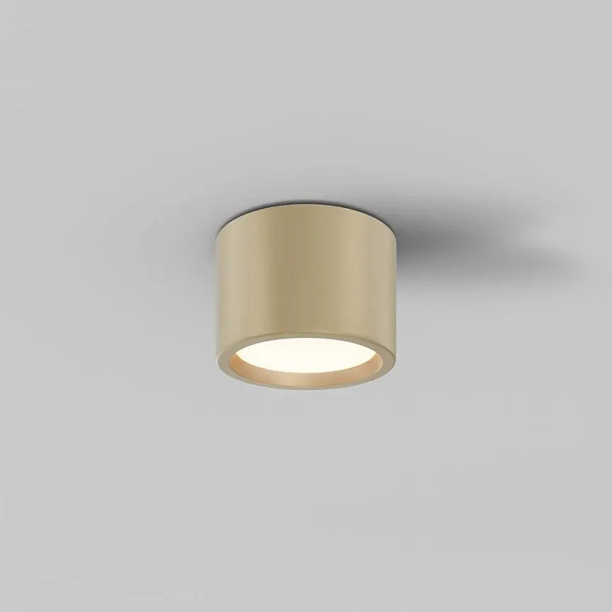 Ceiling light with matte gold finish integrated LED and IP44 protection – Hydra | Maytoni