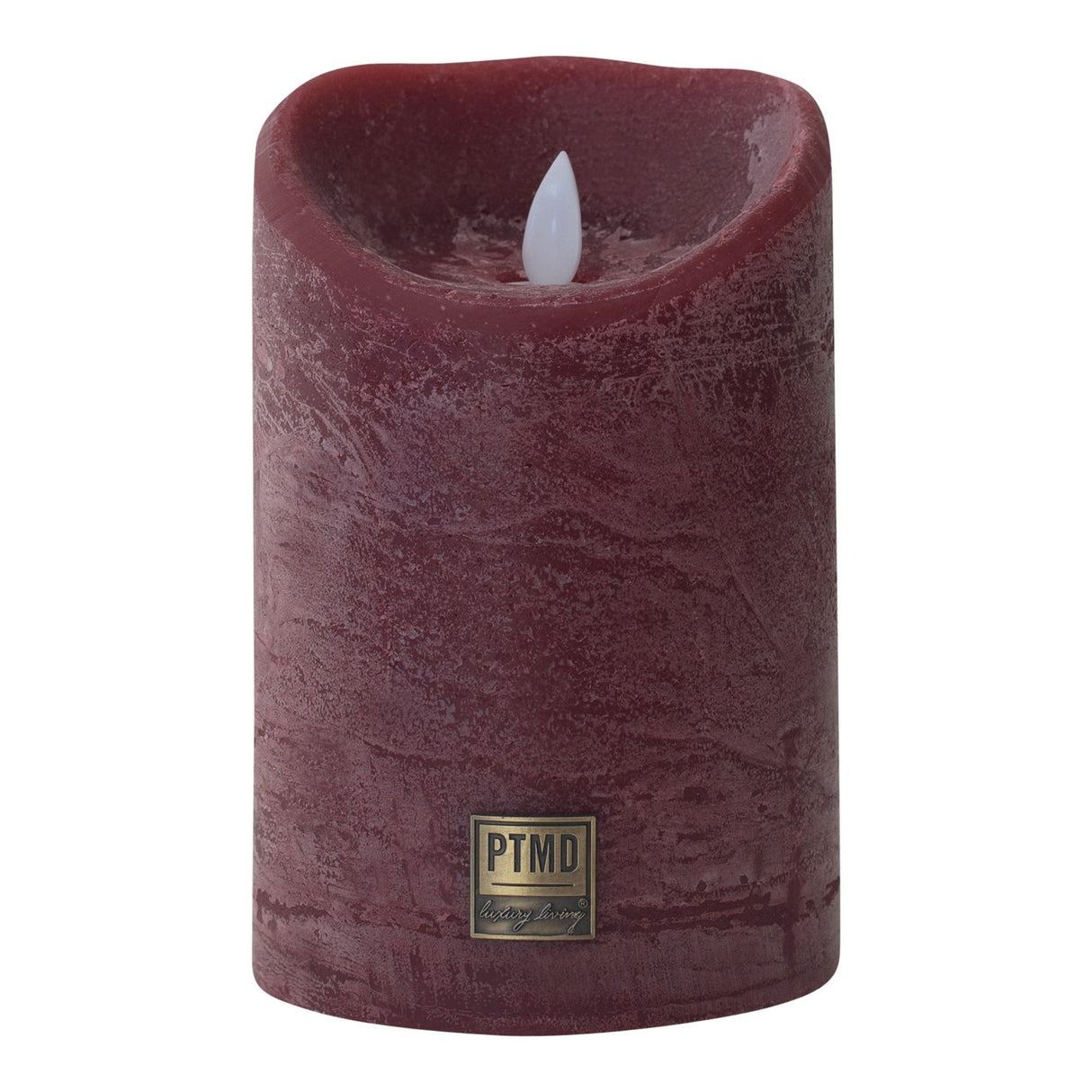 LED Candle L with moving flame and timer function - battery operated | PTMD