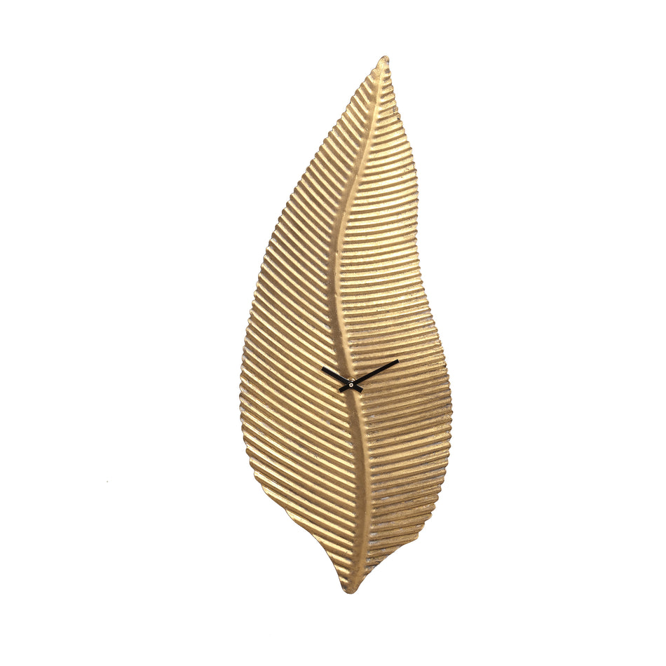 Wanduhr - Dinter Gold metal leaf