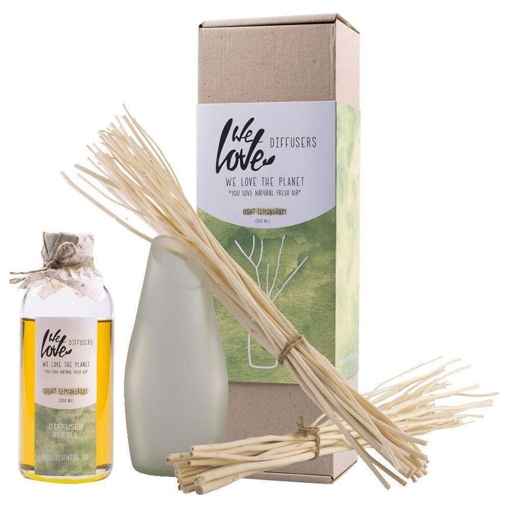 Diffuser - Light Lemongrass 200ml (100% Ätherisches Öl) von We Love The Planet - Esszett Luxury | Stilvolles Wohnen mit Charakter