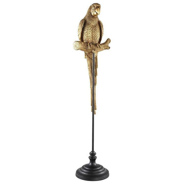 Papageienstatue - Avesh Gold von PTMD - Esszett Luxury | Stilvolles Wohnen mit Charakter