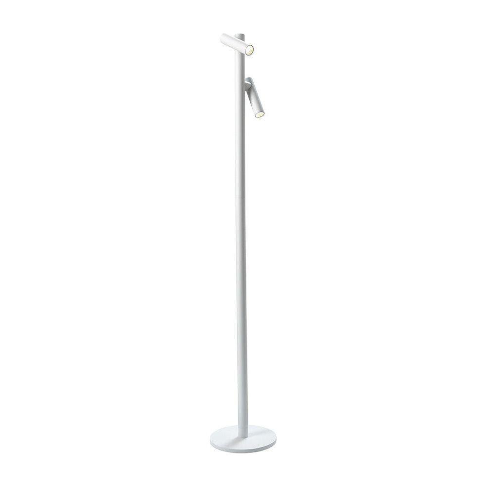 Floor lamp aluminum housing flexible double lamp arm continuously dimmable – TUBO | Sompex