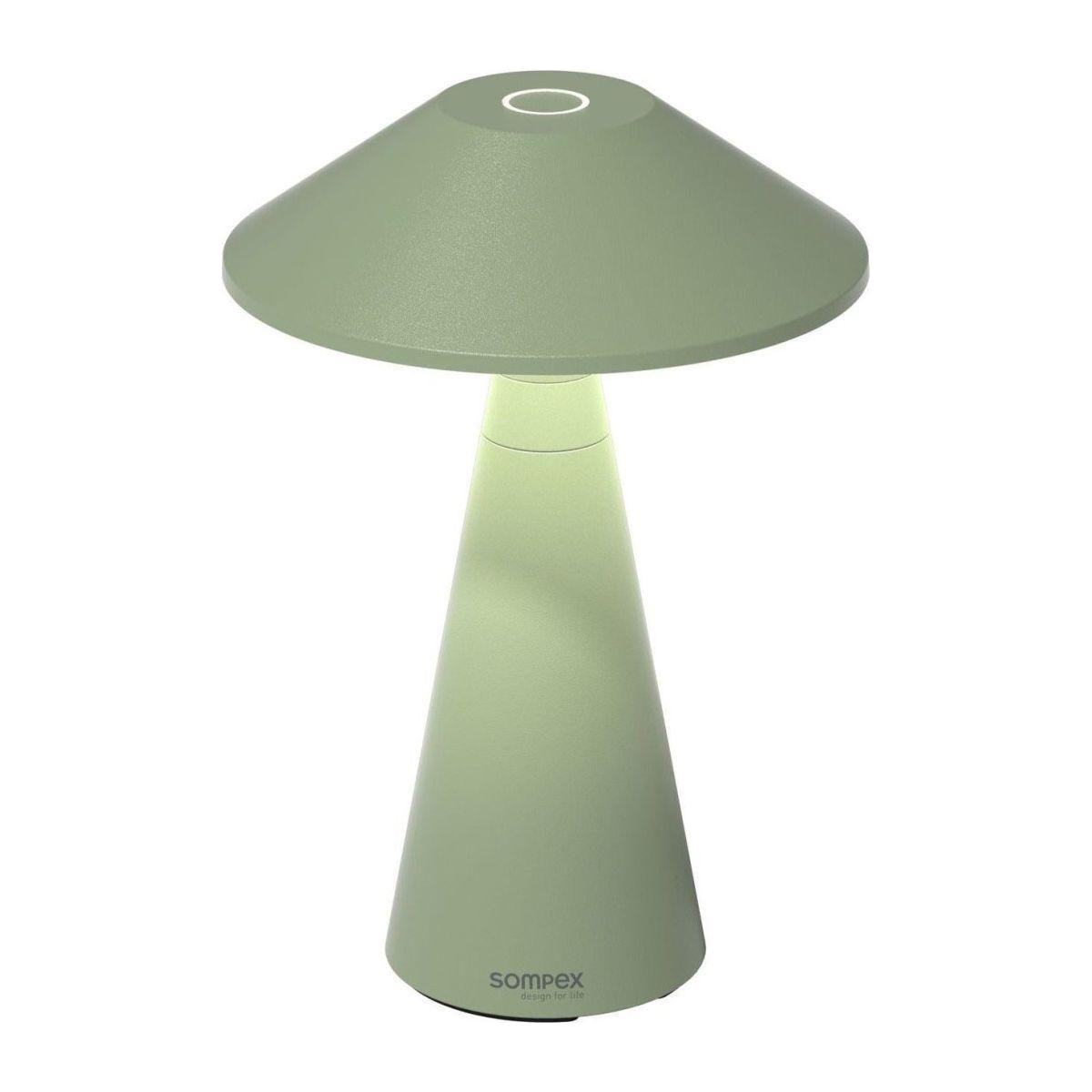 Table lamp with aluminum housing, flexible telescopic design & stepless dimming function – MOVE | Sompex