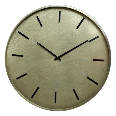 Wanduhr - Larz Gold croco print von PTMD - Esszett Luxury | Stilvolles Wohnen mit Charakter