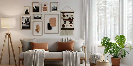 Wandgestalltung Wohnzimmer