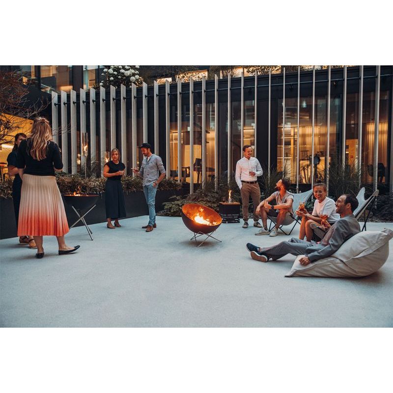 Fire Bowl Stand – Stainless Steel Construction, Star Base Design, Stable Standing – BOWL 70 | höfats