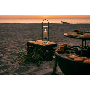 Kerzenhalter – Ovales Design, Glaszylinder, Hängbar - Oval Candle | höfats