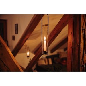 Kerzenhalter – Ovales Design, Glaszylinder, Hängbar - Oval Candle | höfats