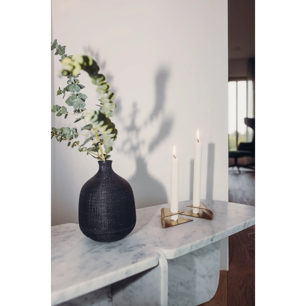 Kerzenhalter – Geometrisches Design, Stabile Basis, Modular - Square Candle | höfats