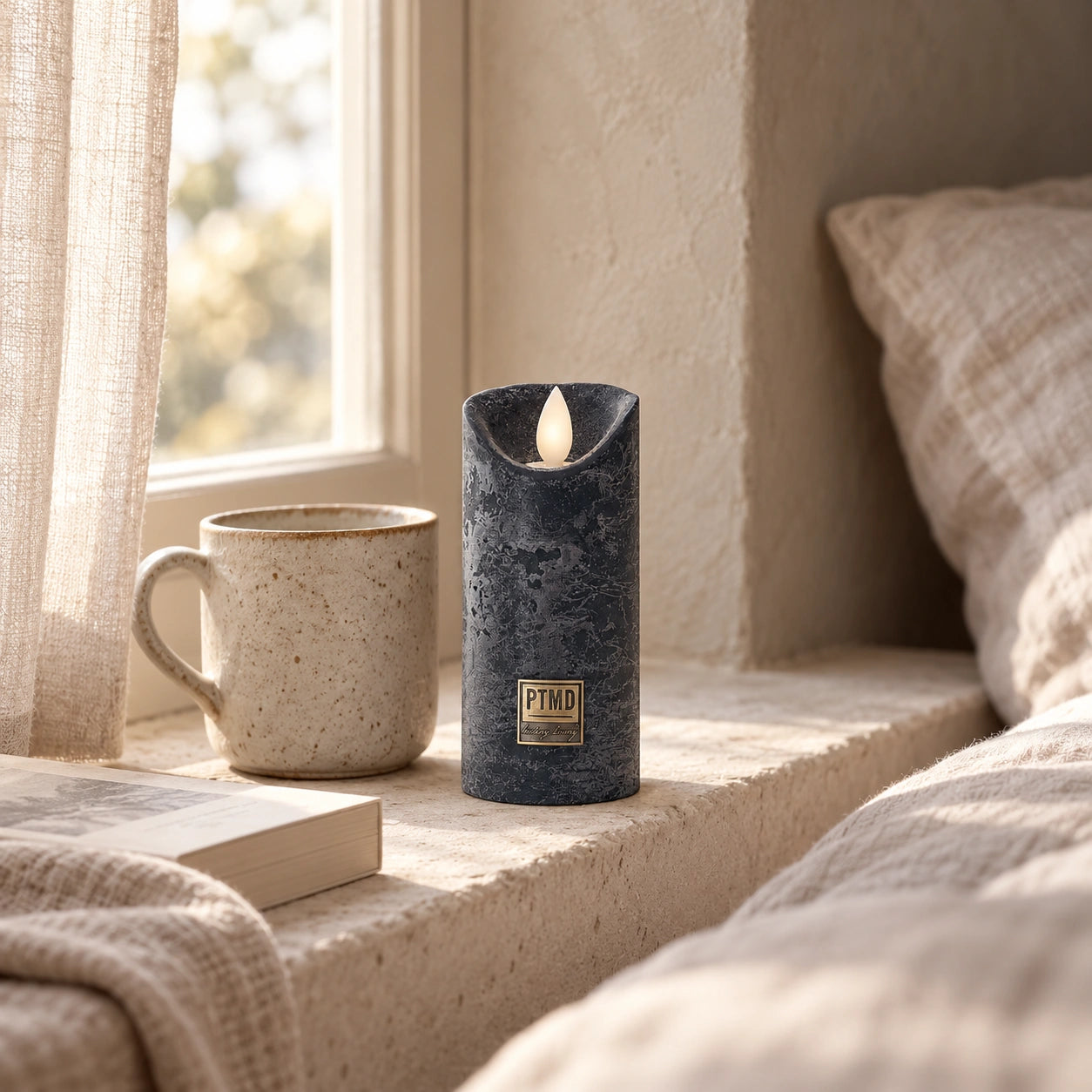LED Candle with Moving Flame and Timer Function XS - Battery-Operated | PTMD