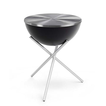 Deckel – Gebürsteter Edelstahl, Gewölbtes Profil, Tropfkante - BOWL 70 | höfats
