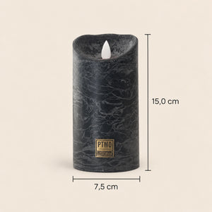 LED Candle M with Moving Flame and Timer Function - Battery Operated | PTMD