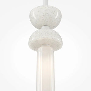 Pendant Lamp White Metal White Glass Spheres & Modern Design – Kyoto | Maytoni
