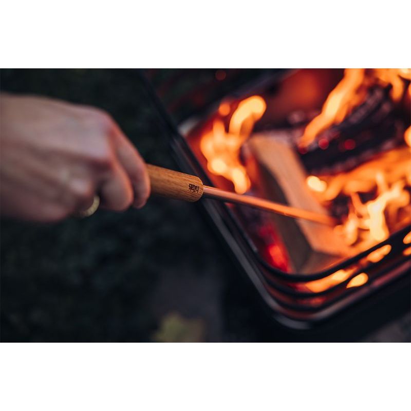 Schürhaken - Edelstahl Eschenholz Flammenbläser | höfats