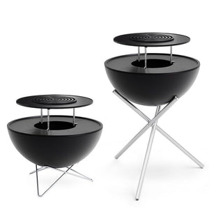 Warming Rack – Cast Iron Construction, Enameled Surface, Extendable Grilling Area - BOWL 70 | höfats