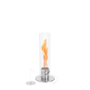 Tischkamin – Rotierende Flamme, Glaszylinder, Edelstahl - Spin | höfats