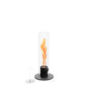 Tischkamin – Rotierende Flamme, Glaszylinder, Edelstahl - Spin | höfats