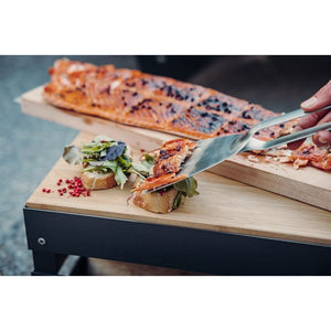 Flamed Salmon Plank - Beechwood Stainless Steel Adjustable | höfats