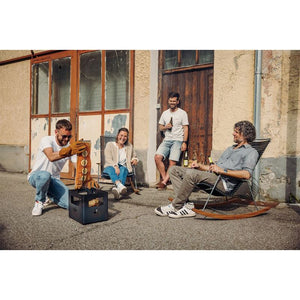 Flamed Salmon Plank - Beechwood Stainless Steel Adjustable | höfats