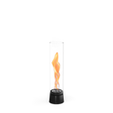 Tischkamin - Wirbel Flamme, Glas Zylinder, Stahl Gehäuse - Spin Air | höfats