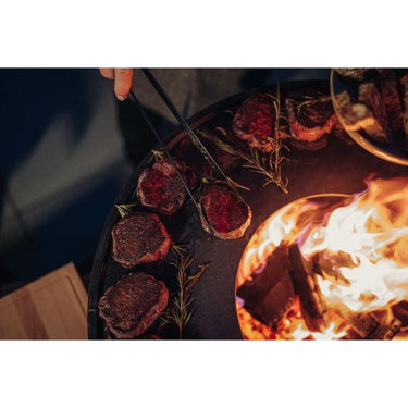 Grillzange - Edelstahl Schwarz Rutschfest | höfats