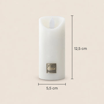LED-Kerze XS mit beweglicher Flamme und Timer-Funktion - batteriebetrieben | PTMD