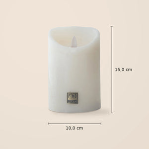 LED Candle L with moving flame and timer function - battery operated | PTMD