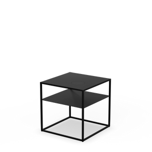 Lounge-Tisch – Integriertes Feuer, Stahl Design, Minimal Stil - Fire Frame | höfats