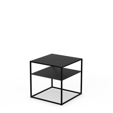 Lounge-Tisch – Integriertes Feuer, Stahl Design, Minimal Stil - Fire Frame | höfats