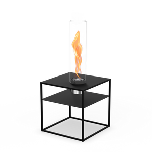 Lounge-Tisch – Integriertes Feuer, Stahl Design, Minimal Stil - Fire Frame | höfats