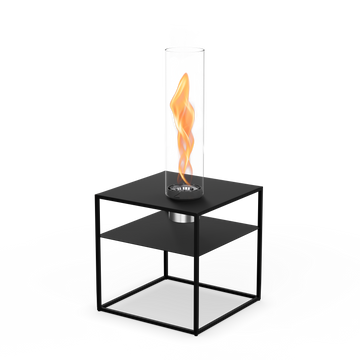 Lounge-Tisch – Integriertes Feuer, Stahl Design, Minimal Stil - Fire Frame | höfats