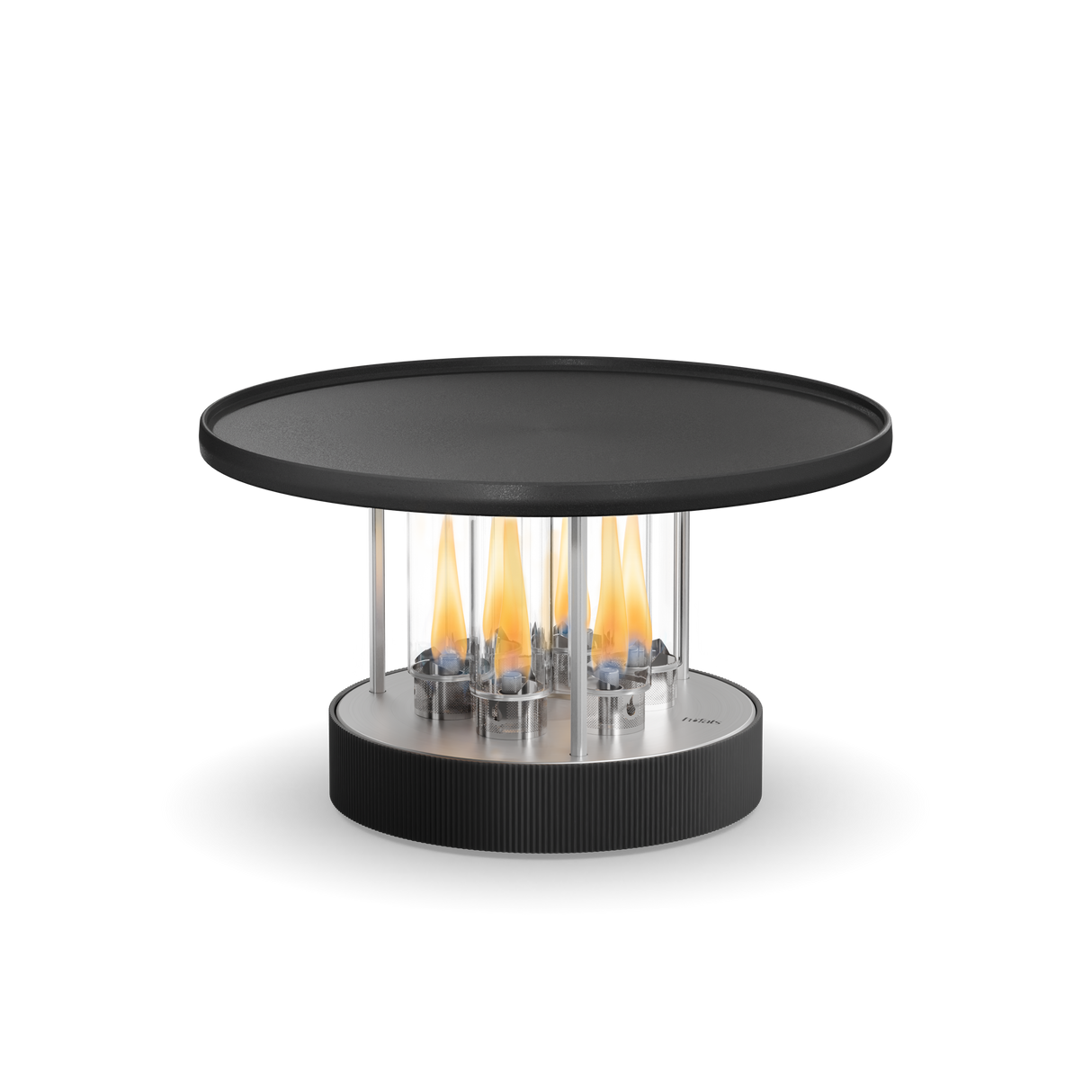 Tischgrill – Edelstahl Gehäuse, Gusseisen Plancha, Bioethanol Betrieb - CIRCLE 35 | höfats