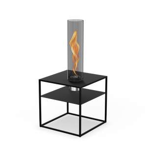 Lounge-Tisch – Integriertes Feuer, Stahl Design, Minimal Stil - Fire Frame | höfats