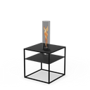Lounge-Tisch – Integriertes Feuer, Stahl Design, Minimal Stil - Fire Frame | höfats
