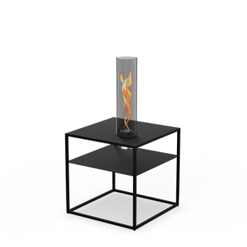 Lounge-Tisch – Integriertes Feuer, Stahl Design, Minimal Stil - Fire Frame | höfats