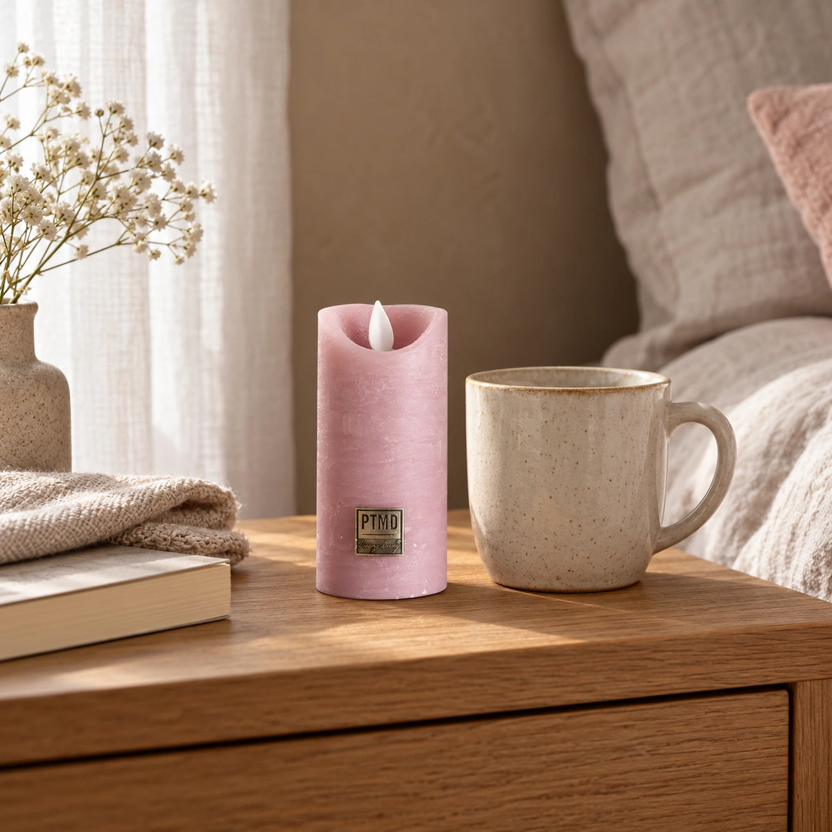 LED Candle with Moving Flame and Timer Function XS - Battery-Operated | PTMD