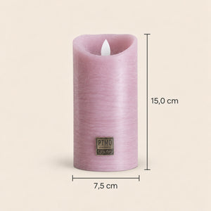 LED Candle M with Moving Flame and Timer Function - Battery Operated | PTMD