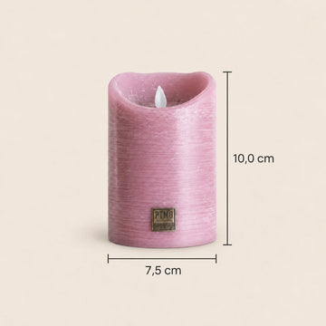 LED-Kerze S mit beweglicher Flamme und Timer-Funktion - batteriebetrieben | PTMD