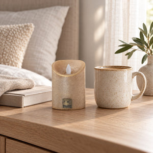 LED Candle S with Moving Flame and Timer Function - Battery-Operated | PTMD