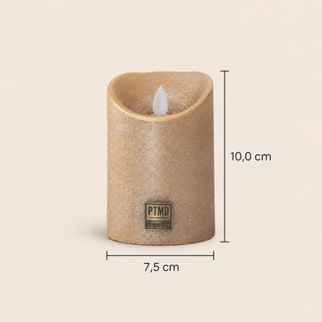 LED-Kerze S mit beweglicher Flamme und Timer-Funktion - batteriebetrieben | PTMD