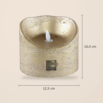 LED-Kerze – XL Größe, Bewegliche Flamme, Timer-Funktion - batteriebetrieben | PTMD