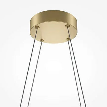 Pendant Light Black & Satin Nickel Finish Linear Design & Integrated LED – Halo | Maytoni