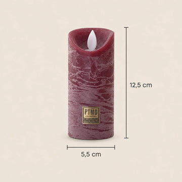 LED-Kerze XS mit beweglicher Flamme und Timer-Funktion - batteriebetrieben | PTMD