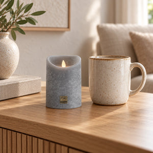 LED Candle S with Moving Flame and Timer Function - Battery-Operated | PTMD