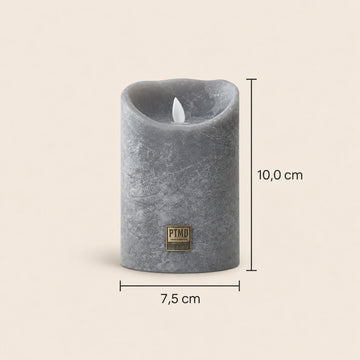 LED-Kerze S mit beweglicher Flamme und Timer-Funktion - batteriebetrieben | PTMD